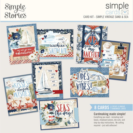 Simple Stories - Simple Vintage Sand & Sea - Card Kit