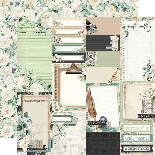 Simple Stories - Simple Vintage Timeless Harmony - Cardstock: Journal Elements