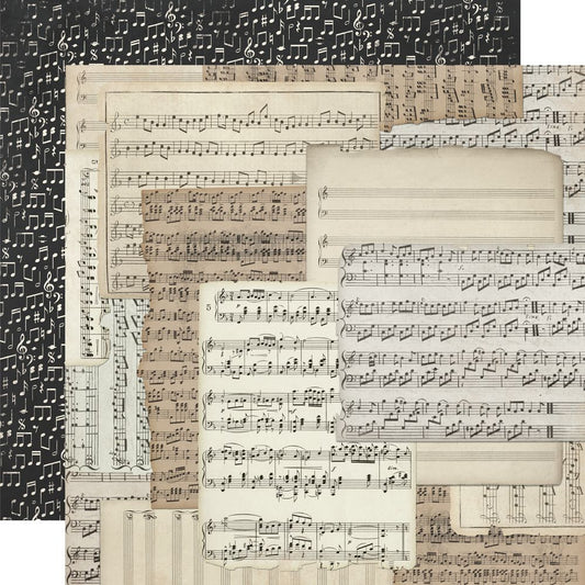 Simple Stories - Simple Vintage Timeless Harmony - Cardstock: Noteworthy