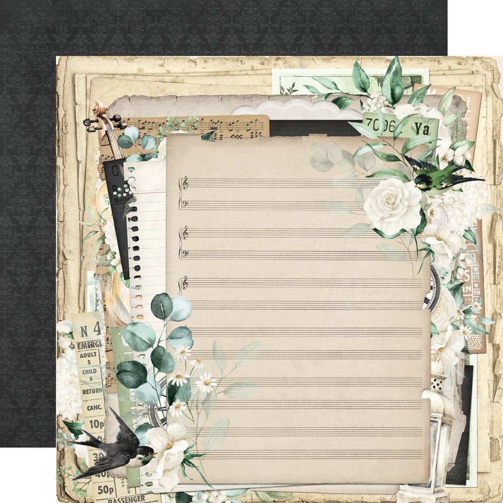 Simple Stories - Simple Vintage Timeless Harmony - Cardstock: Unscripted