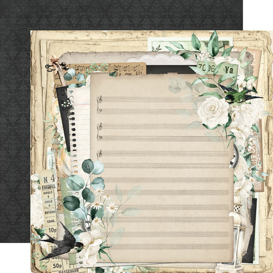 Simple Stories - Simple Vintage Timeless Harmony - Cardstock: Unscripted