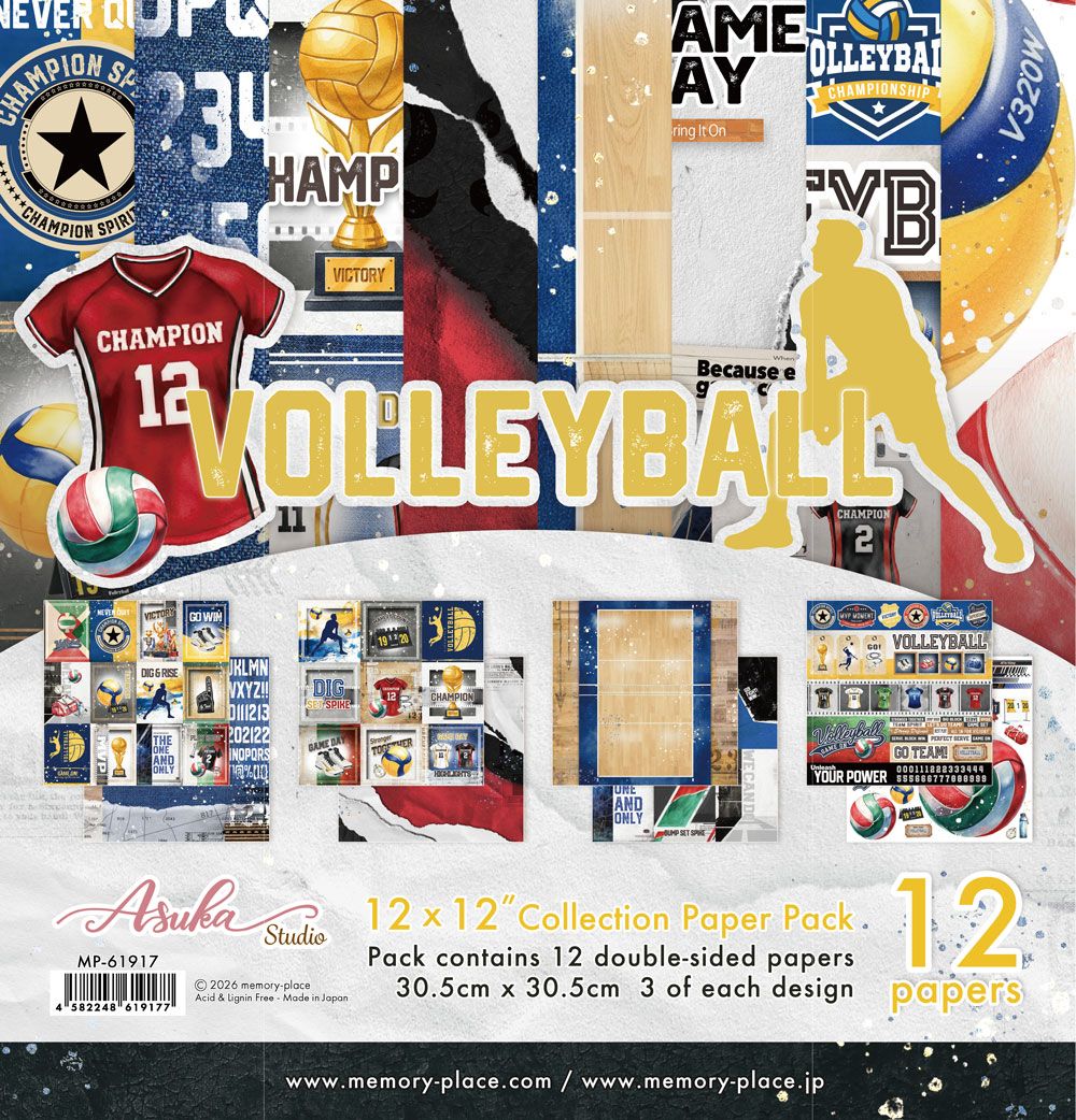 Memory Place - Volleyball Ephemera & Collection Kit Bundle