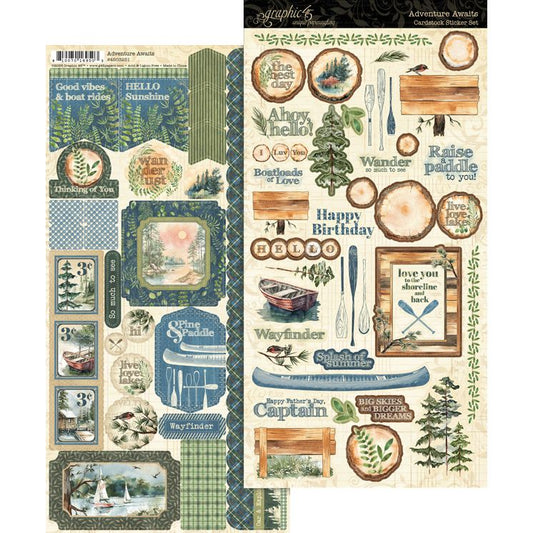 Graphic 45 - Adventure Awaits - Sticker Set
