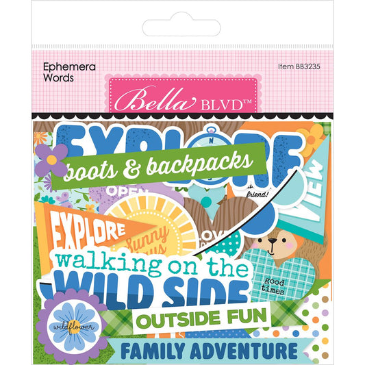 Bella Blvd - Adventure Awaits - Ephemera: Words