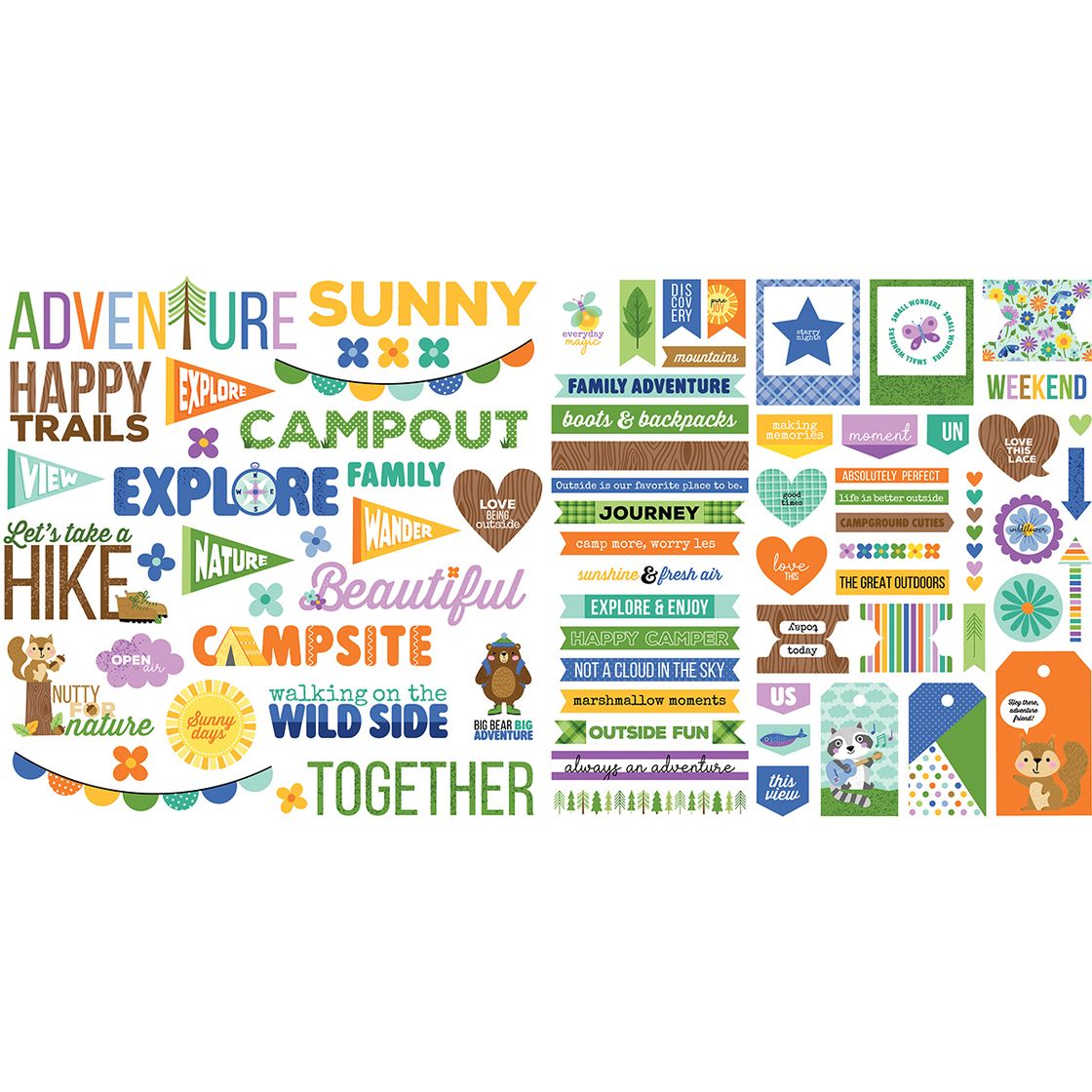 Bella Blvd - Adventure Awaits - Ephemera: Words
