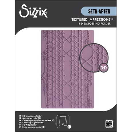 Sizzix - 3D Embossing Folder - Magic Mesh by Seth Apter