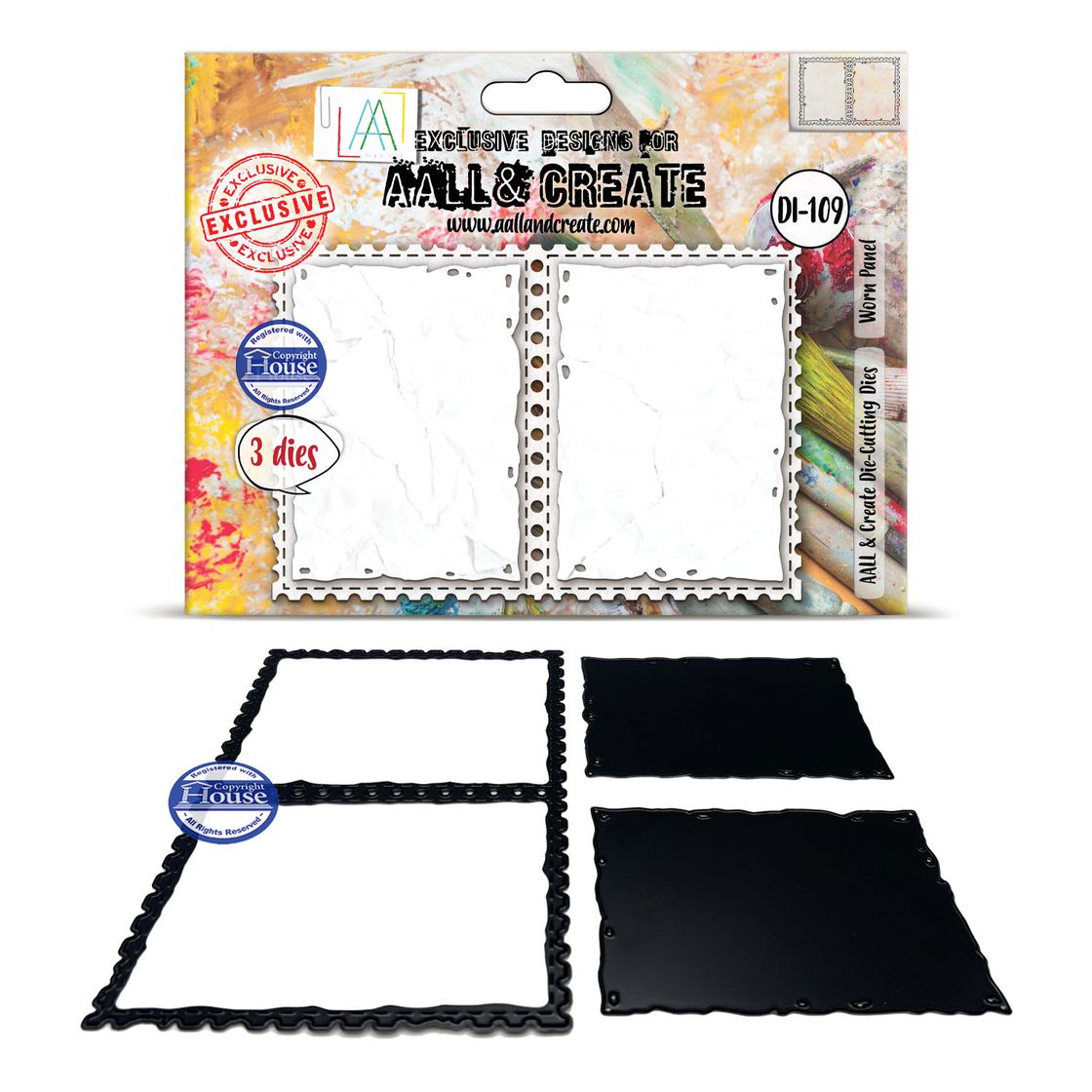 AALL & Create - Worn Panel Die Set