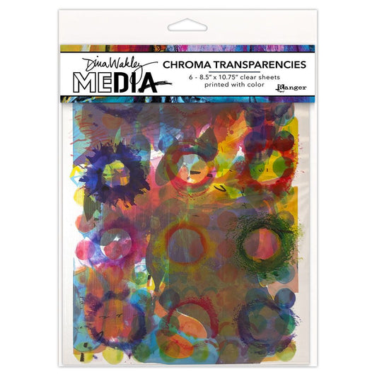Dina Wakely - Media Chroma Transparencies - Painted Elements