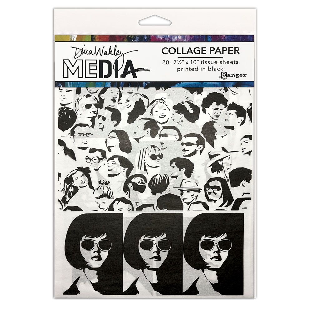 Dina Wakley - Collage Tissue Paper - Bold