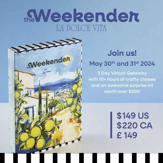 ***PRE-ORDER*** Spellbinders - The Weekender Virtual Retreat 2025