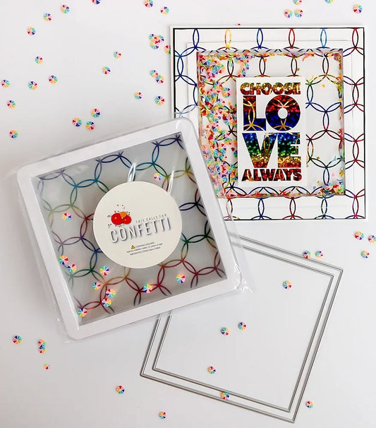 This Calls for Confetti - Large Square Shaker Pouch & Die Starter Kit
