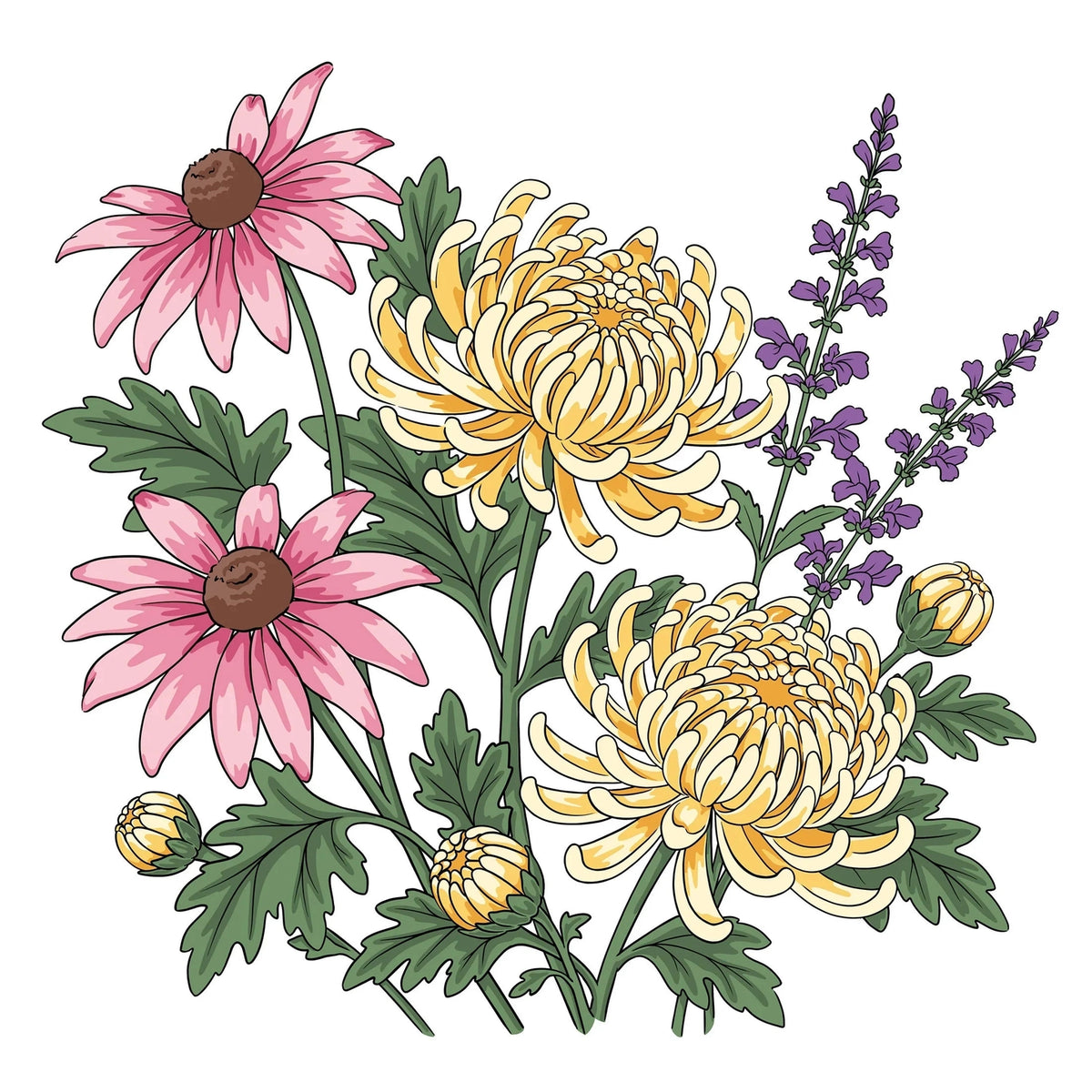 Honey Bee - Harvest Blooms Stencil Set