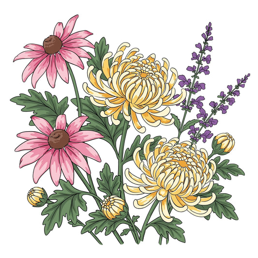 Honey Bee - Harvest Blooms Stencil Set