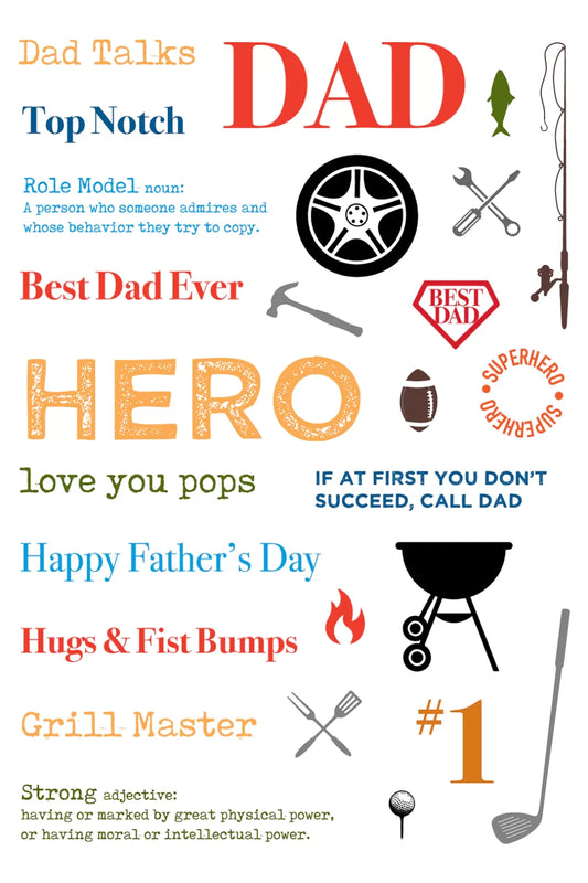 LDRS - All About Dad Stamp Set