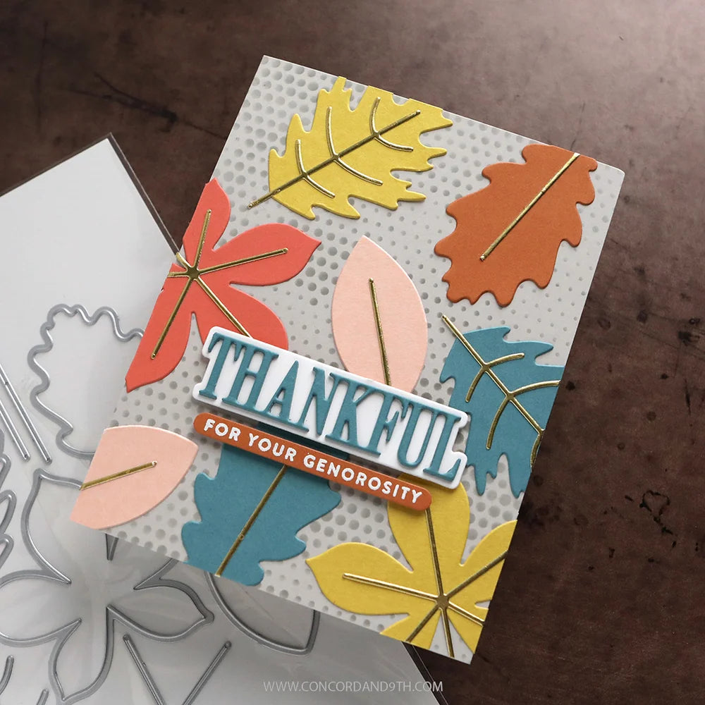 Concord & 9th - Thankful Stamp & Die Bundle by Kristina Werner