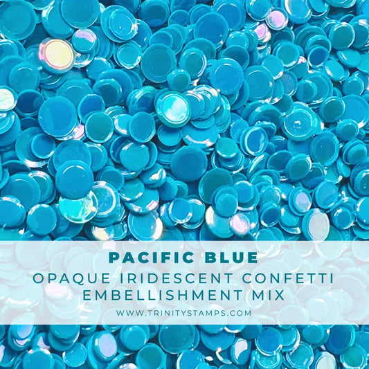 Trinity Stamps - Pacific Blue Opaque Shine Confetti Mix