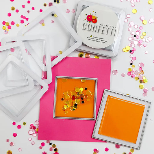 This Calls for Confetti - Square Shaker Pouch & Die Starter Kit