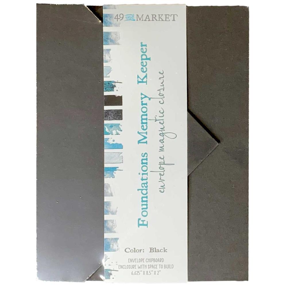 49 and Market - Foundations Memory Keeper Chipboard Album - Black