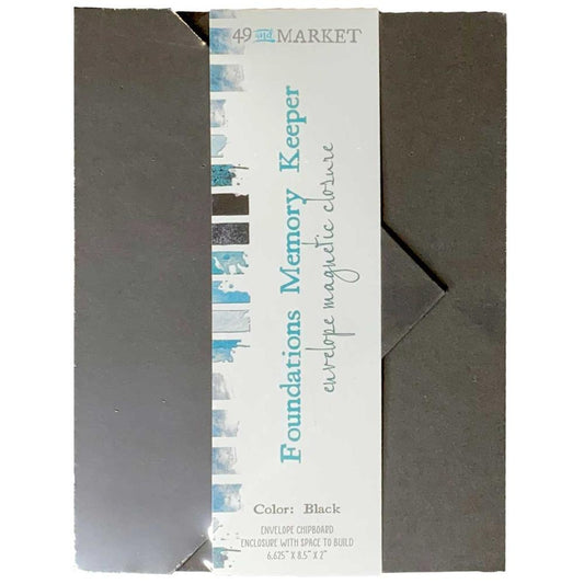 49 and Market - Foundations Memory Keeper Chipboard Album - Black