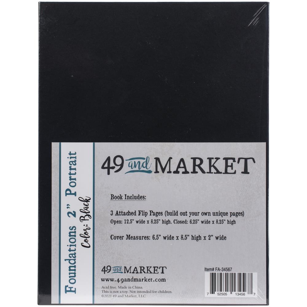 49 and Market - Foundations Portrait Album - Black