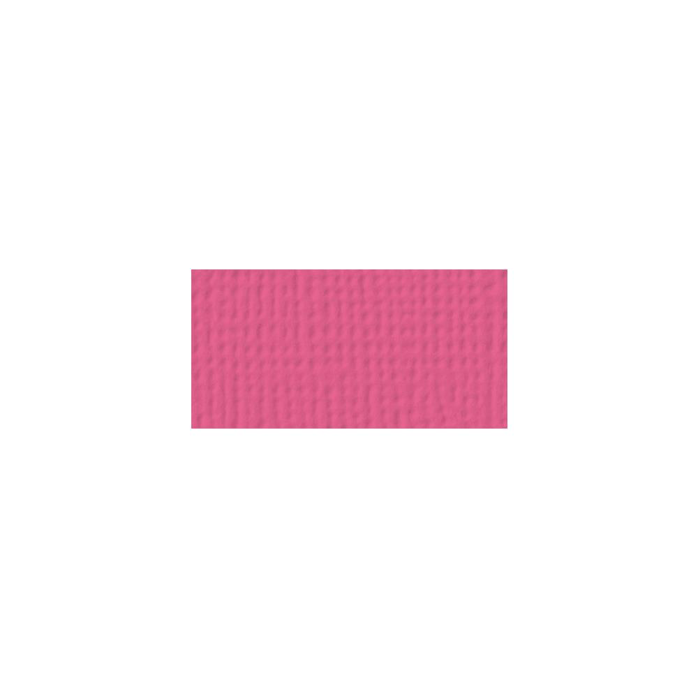 American Crafts - Raspberry Textured Cardstock