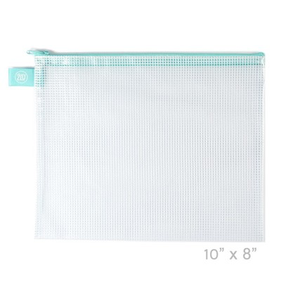 Avery Elle - Zippered Vinyl Mesh Pouch - Small