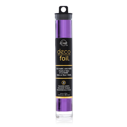 Deco Foil - Purple Transfer Sheets
