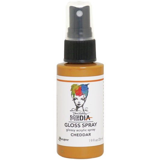 Dina Wakley - Gloss Spray - Cheddar