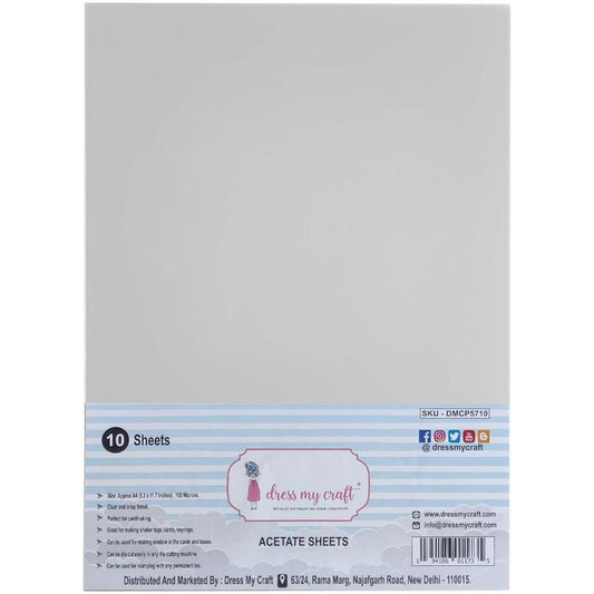 Dress My Craft - Acetate Sheets - 10pk