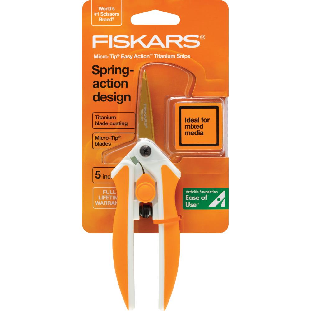 Fiskars - Easy Action Micro Tip Scissors - 5"