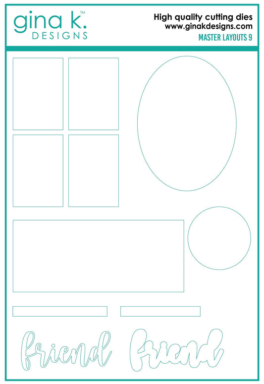 Gina K. - Master Layout 9 Die Set