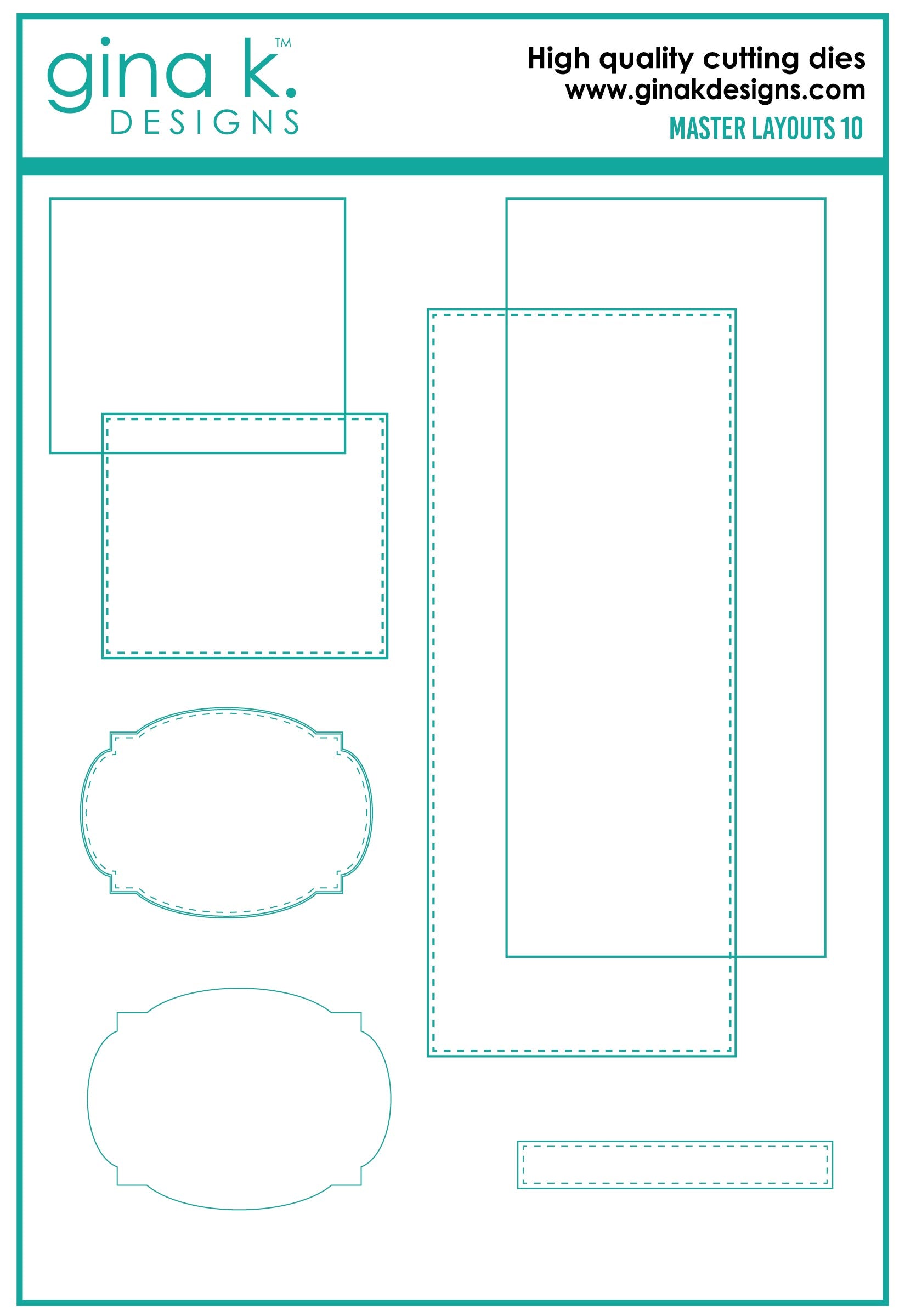 Gina K. - Master Layout 10 Die Set