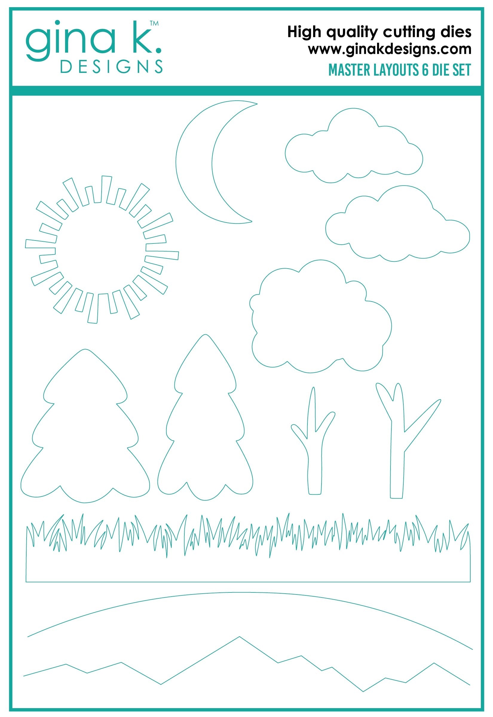 Gina K. - Master Layout 6 Die Set