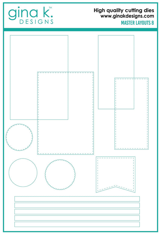 Gina K. - Master Layout 8 Die Set