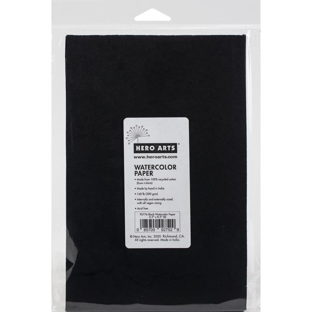 Hero Arts - Watercolor Paper - Black