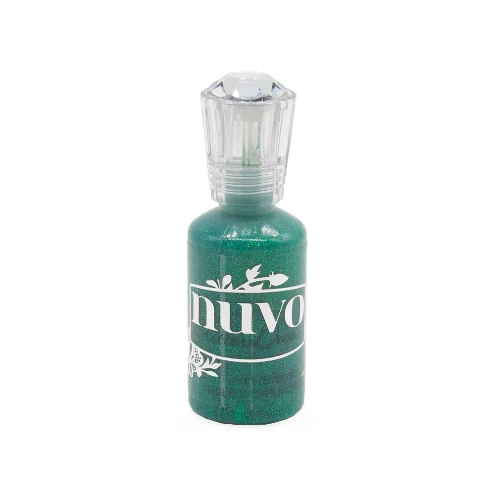 Nuvo Glitter Drops - Grotto Green