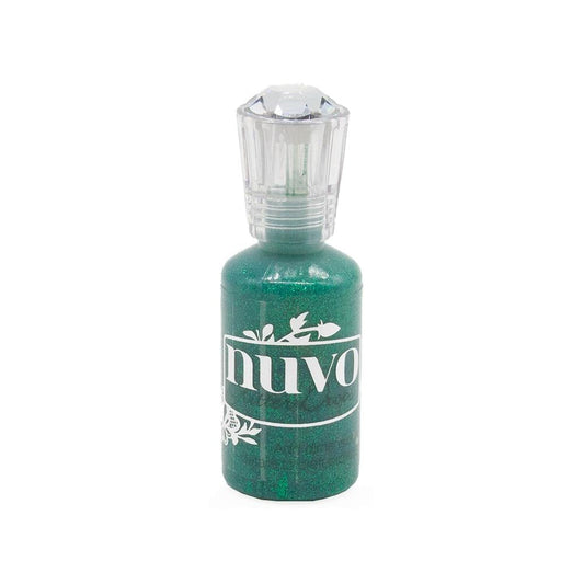 Nuvo Glitter Drops - Grotto Green