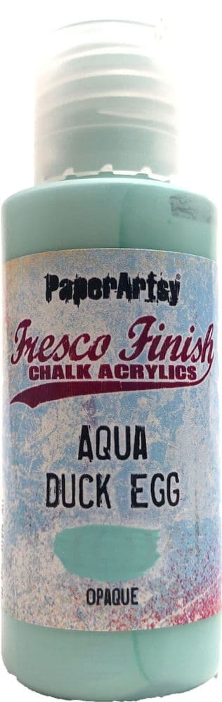 PaperArtsy - Fresco Finish Paint - Aqua Duck Egg (Opaque)