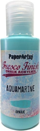 PaperArtsy - Fresco Finish Paint - Aquamarine (Opaque)