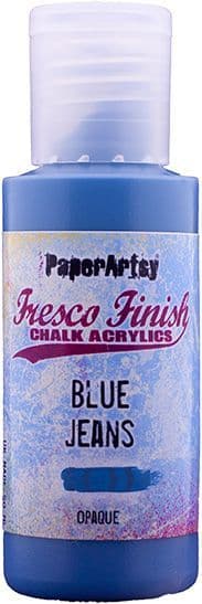 PaperArtsy - Fresco Finish Paint - Blue Jeans (Opaque)