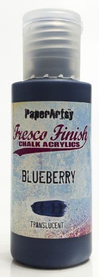 PaperArtsy - Fresco Finish Paint - Blueberry (Translucent)