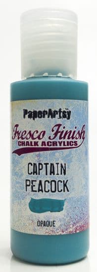 PaperArtsy - Fresco Finish Paint - Captain Peacock (Opaque)