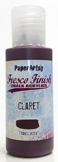 PaperArtsy - Fresco Finish Paint - Claret (Translucent)