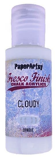 PaperArtsy - Fresco Finish Paint - Cloudy (Opaque)