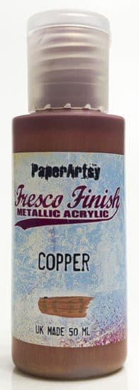 PaperArtsy - Fresco Finish Paint - Copper (Metallic)