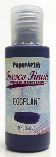 PaperArtsy - Fresco Finish Paint - Eggplant (Semi-Opaque)