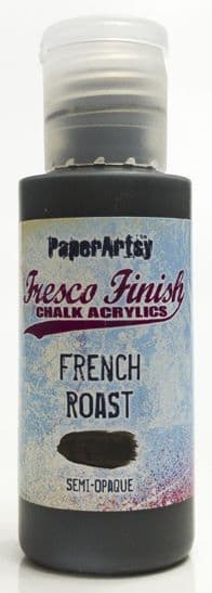 PaperArtsy - Fresco Finish Paint - French Roast (Semi-Opaque)