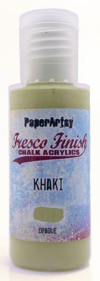 PaperArtsy - Fresco Finish Paint - Khaki (Opaque)