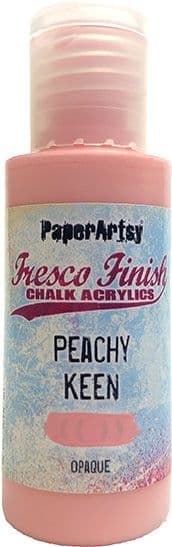 PaperArtsy - Fresco Finish Paint - Peachy Keen (Opaque)