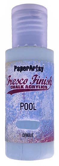 PaperArtsy - Fresco Finish Paint - Pool (Opaque)